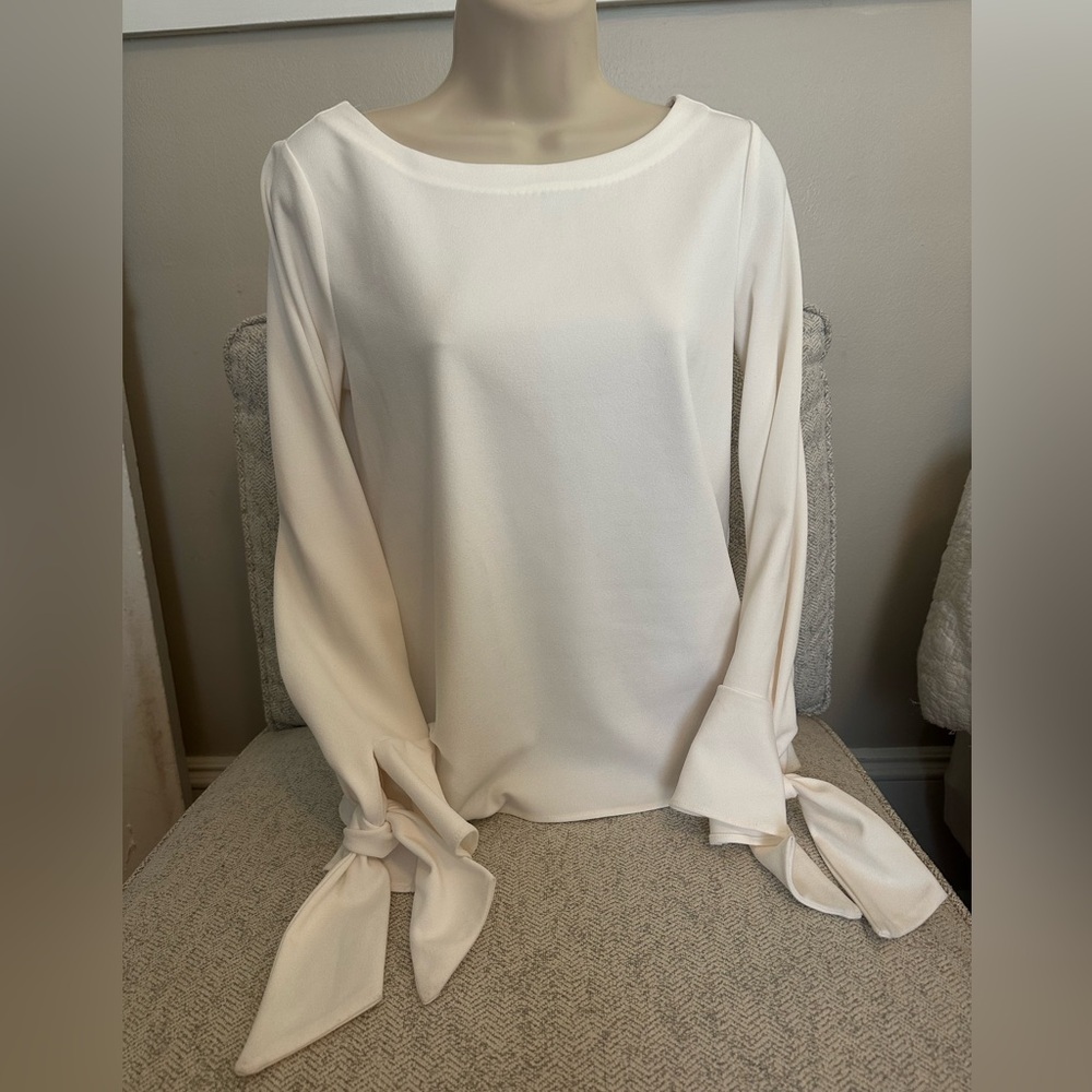 Ann Taylor bow sleeve blouse